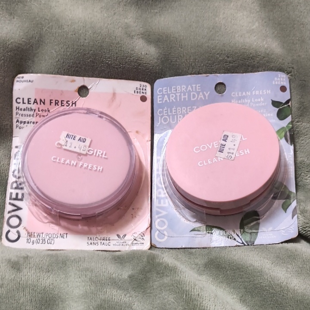 230 Dark Set of 2 - CoverGirl Clean Fresh Healthy Look Pressed Powder